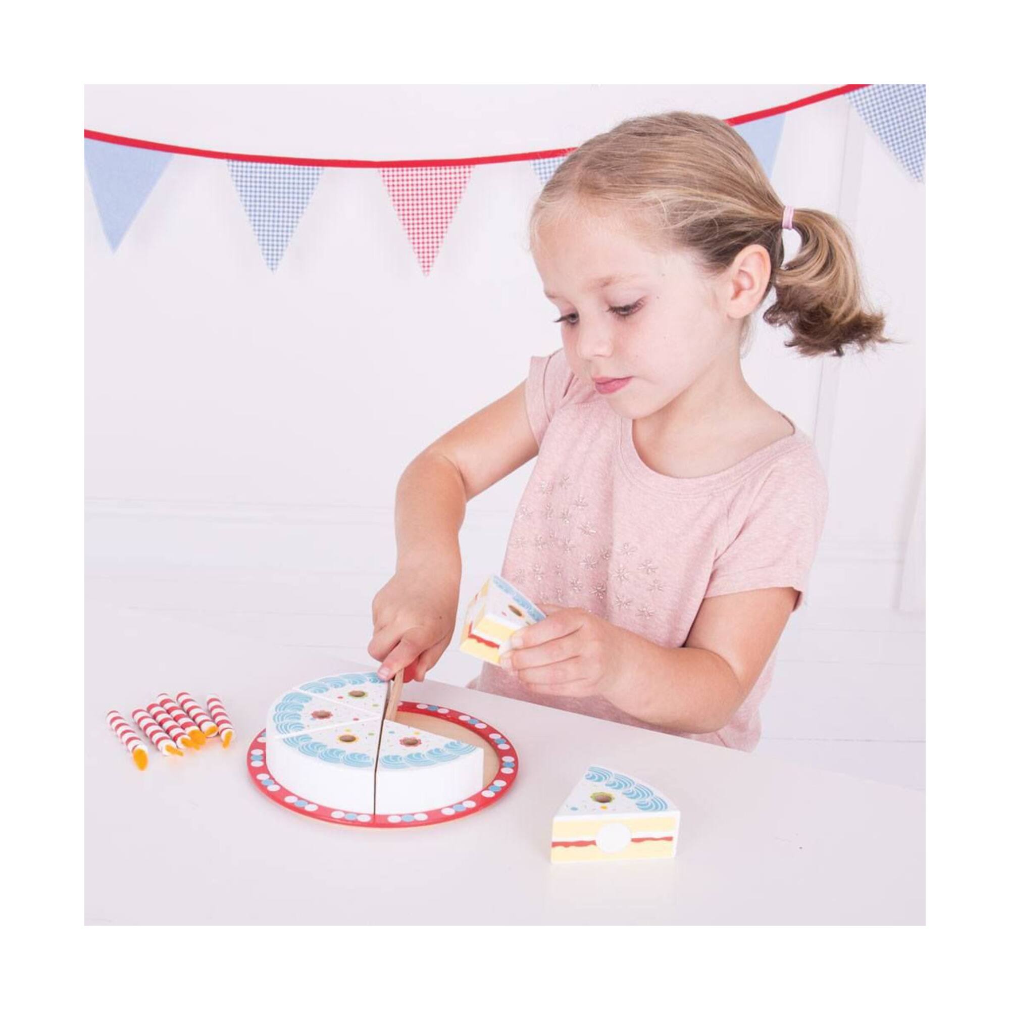 Wooden Birthday Cake